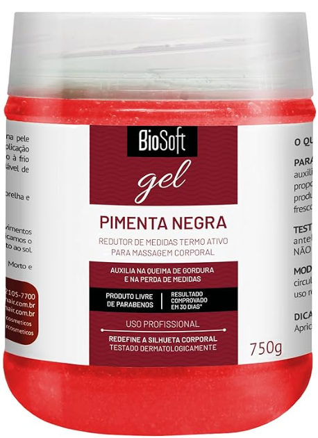 Gel Pimenta Negra Bio Soft Soft Hair